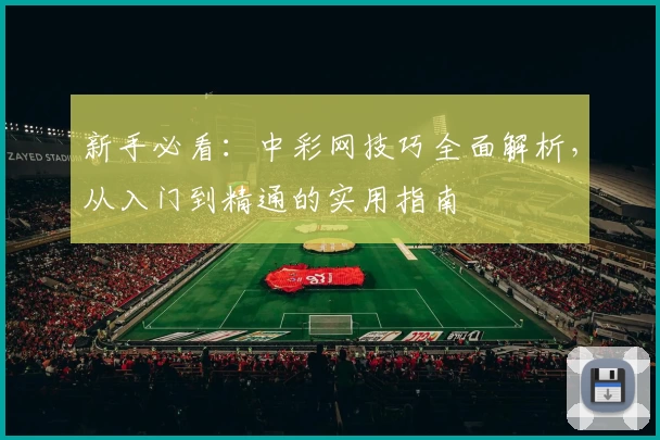 新手必看：中彩网技巧全面解析，从入门到精通的实用指南